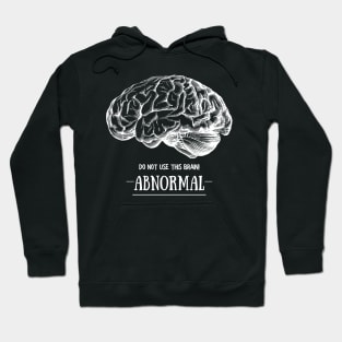 Young Frankenstein Abnormal Brain: White Hoodie